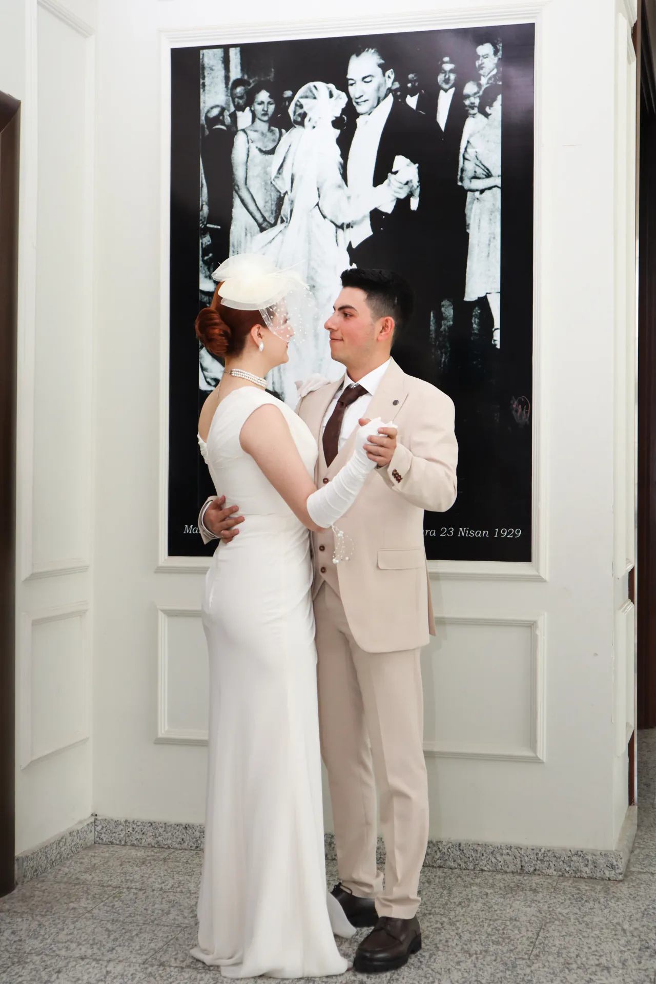 Elmadağ nikah çekimi portfolyosundan çift ve aile fotoğrafı